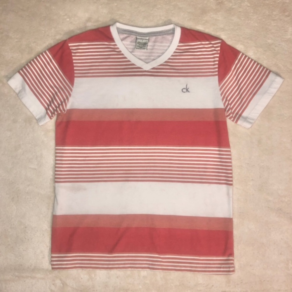 Little Boy Calvin Klein V-Neck Tee